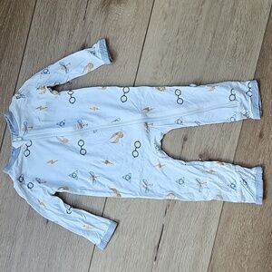 Kyte Baby Zippered Romper In Icon